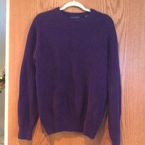 Long-Sleeved purple sweater